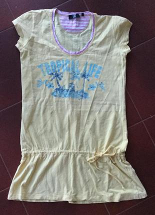 Классное платье на лето пляж море jette размер m