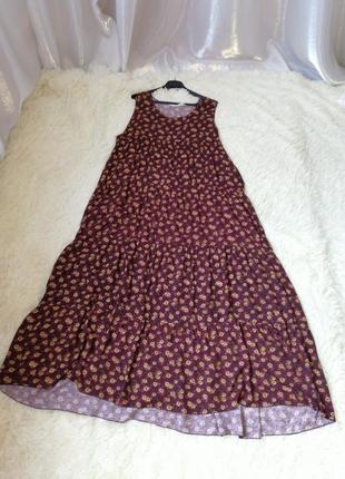 Платье сарафан штапель