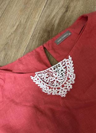 Блуза льняна linen gallery2 фото