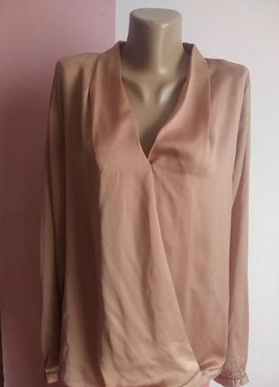 Блуза кофта на запах maison scotch 100% шовк