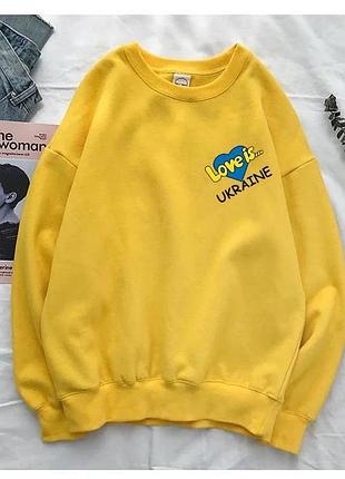 Світшот love is ukraine 3