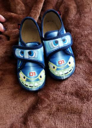 Тапочки полицейские машинки
