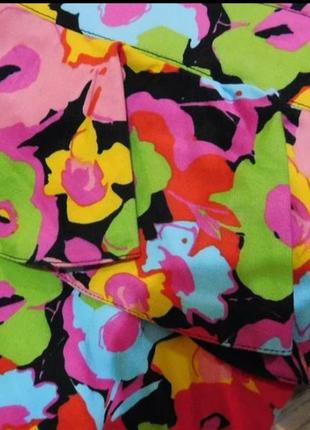Нове коттоновое сукню-бюстьє в квітковий принт3 фото