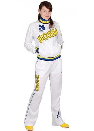 Женский спортивный костюм украина, белый.