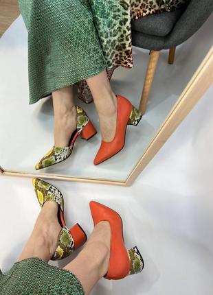 Ексклюзивні туфлі човники італійська шкіра2 фото