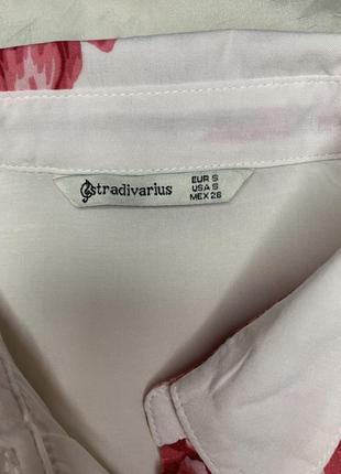 Нежная блуза из вискозы stradivarius6 фото