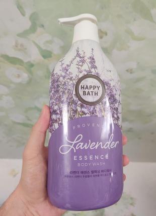 Гель для душа с экстрактом лаванды happy bath lavender essence relaxing body wash, 500 мл2 фото