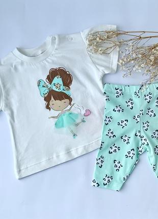 Дитячий костюм для дівчинки на літо