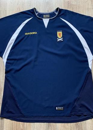 Мужская коллекционная футбольная джерси diadora scotland 2003 home national team