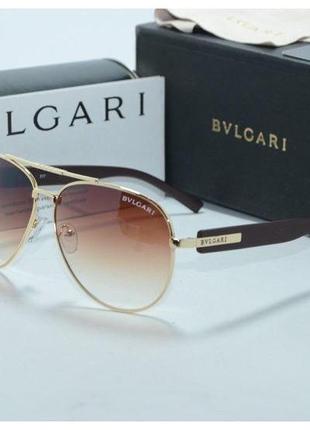 Стильные брендовые солнцезащитные очки унисекс bvlgari3 фото