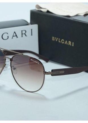 Стильные брендовые солнцезащитные очки унисекс bvlgari6 фото