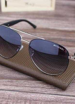 Брендовые стильные унисекс  солнцезащитные очки bvlgari1 фото