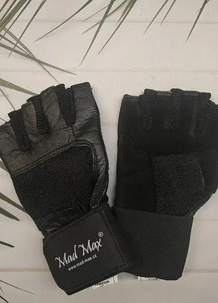 Перчатки беспалые кожа madmax prof-ex  (l) 2