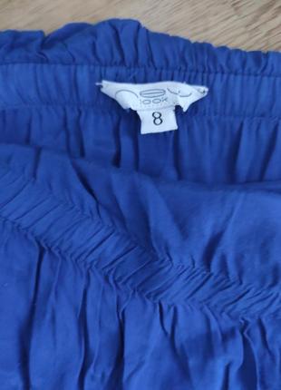 Синий сарафан в пол, натуральная ткань5 фото