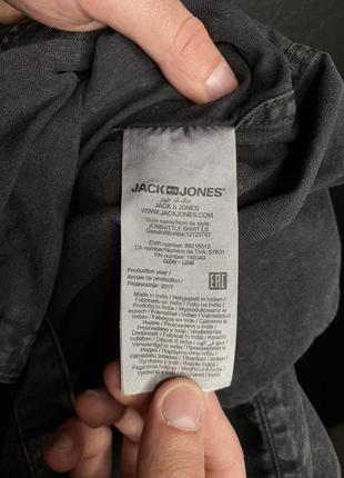 Джинсовая рубашка,сорочка. jack & jones6 фото