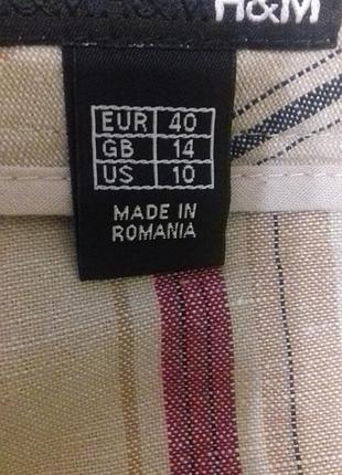 Кюлоти штани літні льон, бавовна h&m розмір 403 фото