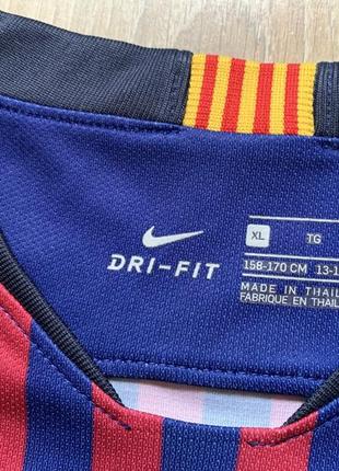 Підліткова спортивна футболка тренувальна джерсі nike barcelona fc 20185 фото