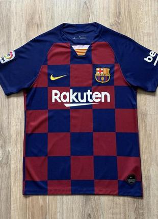 Чоловіча колекційна футбольна джерсі nike fc barcelona 2020 men's home jersey lionel mes