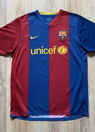 Мужская футбольная коллекционная джерси форма nike fc barcelona t90