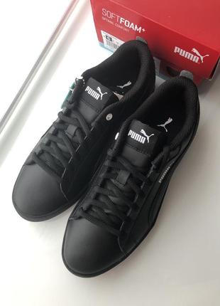 Черные кеды (кроссовки) puma 36р. кроссовки5 фото