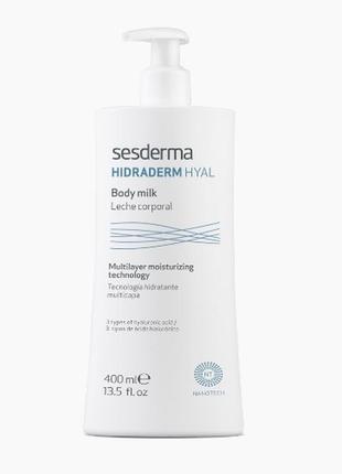 Молочко для чутливої шкіри тіла sesderma laboratories hidraderm, 400 мл1 фото