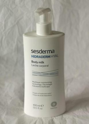 Молочко для чувствительной кожи тела sesderma laboratories hidraderm, 400 мл2 фото