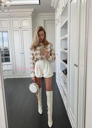 Шорти з еко шкіри