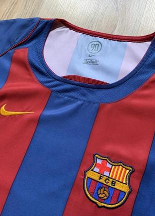 Чоловіча рідкісна футбольна футболка джерсі nike t90 fc barcelona4 фото