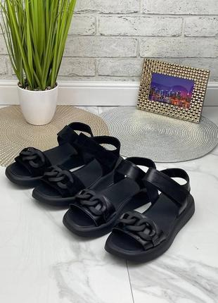 Босоніжки жіночі, натуральна шкіра