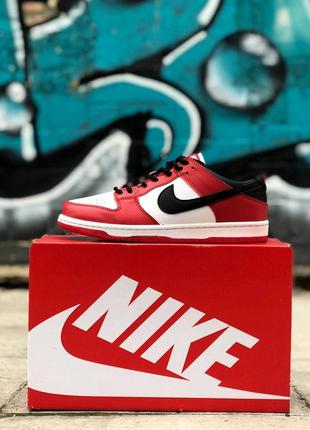 Nike air sb dunk low red червоні кросівки найк джордан весна літо осінь унісекс жіночі чоловічі красные кроссовки4 фото
