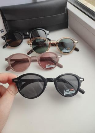 Круглі сонцезахисні окуляри унісекс окуляри полароїд4 фото