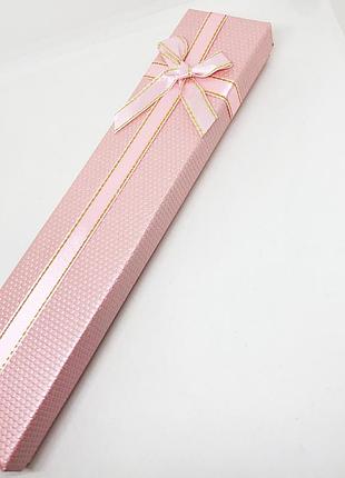 Коробочка для прикрас під браслет або ланцюжок рожева "соти"