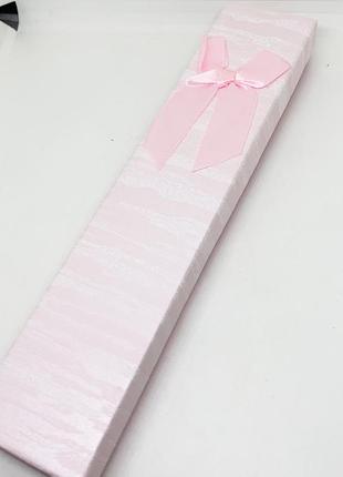 Коробочка для украшений под браслет или цепочку розовая "волна"