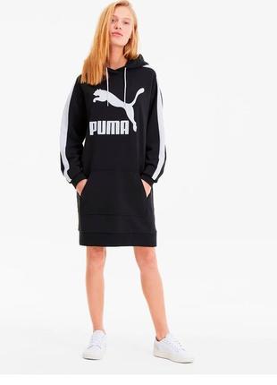 Женское спортивное платье puma (пума) чорный индонезия
