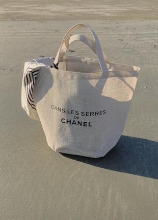 Шоппер пляжна сумка vip gift chanel3 фото
