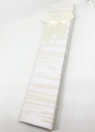 Коробочка для украшений под браслет или цепочку бежевая "волна"