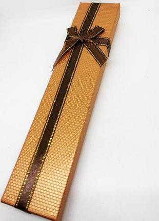 Коробочка для украшений под браслет или цепочку золотистая "соты"
