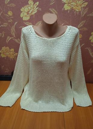 Свитерок бежевый акриловый 50-54