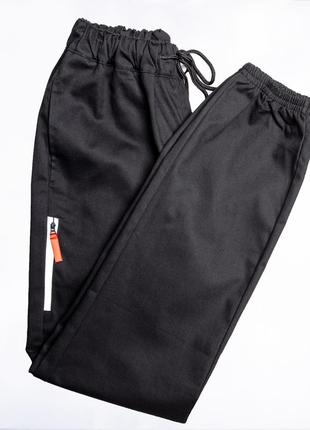 Штани спортивні джогери supreme reflective black5 фото