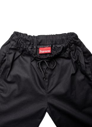 Штани спортивні джогери supreme reflective black6 фото
