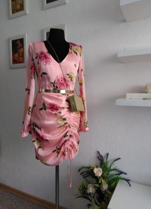 Очень красивое платье с драпировкой 2