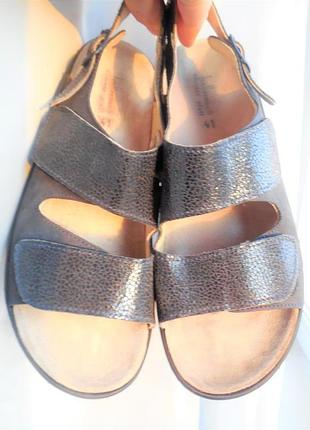 Босоніжки rieker шкіряні finn comfort сандалі ecco ортопедичні 40р-41р.-26,5 см