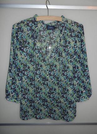 *mexx*шикарная шифоновая блузка в цветочек,новая1 фото