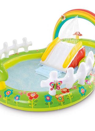 Ігровий надувний центр для дітей мій сад intex