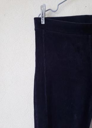 Мягкие вельветовые зауженные брюки на комфортной высокой талии f&amp;f 14sk5 фото