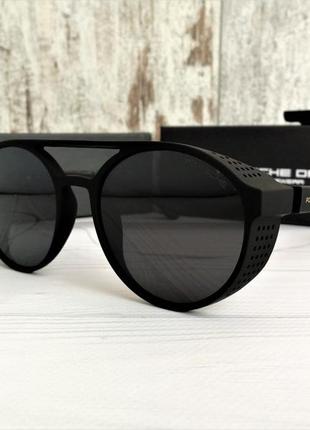 Стильные брендовые мужские солнцезащитные очки porsche design с поляризацией1 фото