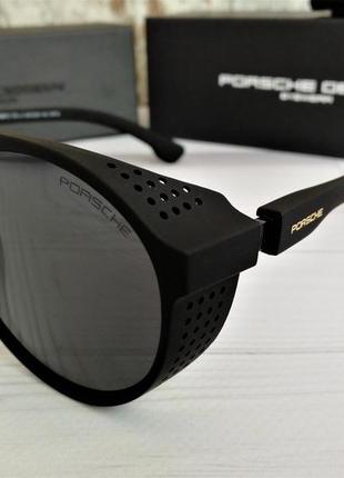 Стильные брендовые мужские солнцезащитные очки porsche design с поляризацией4 фото