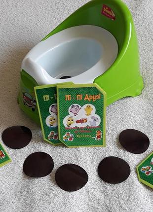 Наліпки для привчання дитини до горщика