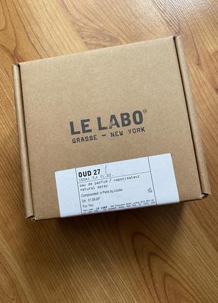 Le labo oud 27 (тестер) 100 ml.