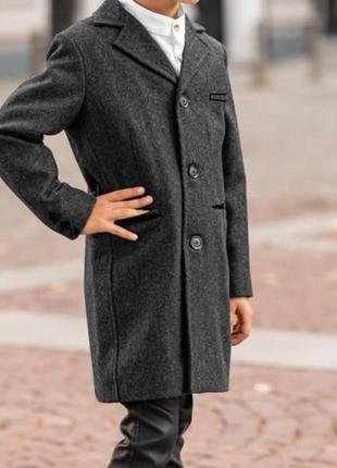 Пальто кашемірове на хлопчика zara - 8 років